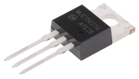 ON Semiconductor - MJE15031G - ON Semiconductor MJE15031G , PNP , 8 A, Vce=150 V, HFE:20, 30 MHz, 3 TO-220ABװ		