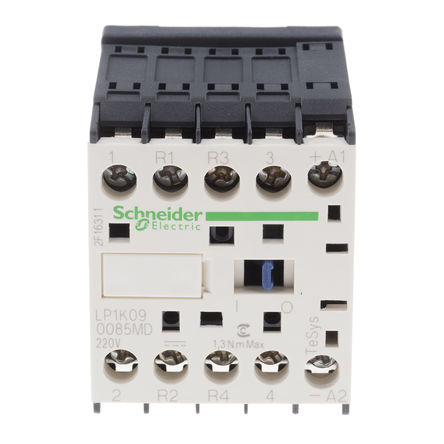 Schneider Electric - LP1K090085MD - Schneider Electric TeSys K LP1K ϵ�� �Ӵ��� LP1K090085MD, 2 ����/2 ���գ���������, 20 A, 220 V ֱ����Ȧ		