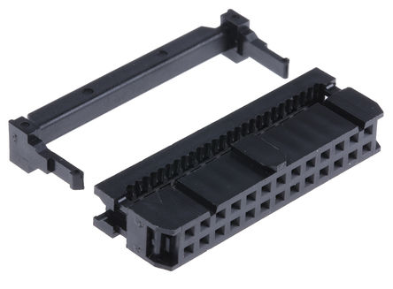 Wurth Elektronik - 61202623021 - Wurth Elektronik 612 系列 2行 26路 2.54mm节距 母 IDC 连接器 61202623021, 电缆安装		