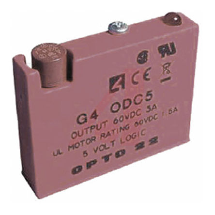 Opto 22 - G4ODC5 - Opto 22 G4 ϵ PLC /ģ G4ODC5, 3 A, 5  60 V ֱ, 48.8 x 12.2 x 41.1 mm		