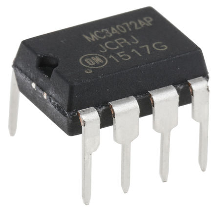 ON Semiconductor - MC34072APG - ON Semiconductor MC34072APG ˫ Ŵ, 4.5MHz, 3  44 VԴѹ, 8 PDIPװ		