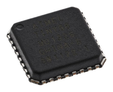 Microchip - ATTINY88-MU - Microchip ATtiny ϵ 8 bit AVR MCU ATTINY88-MU, 12MHz, 64 B, 8 kB ROM , 512 B RAM, MLF-32		