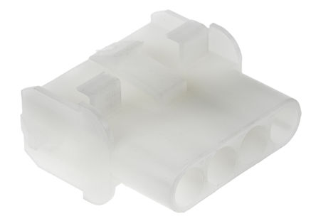 TE Connectivity - 1-480703 - TE Connectivity Universal MATE-N-LOK 系列 1 行 4 路 母 面板安装 压接连接器外壳 1-480703		