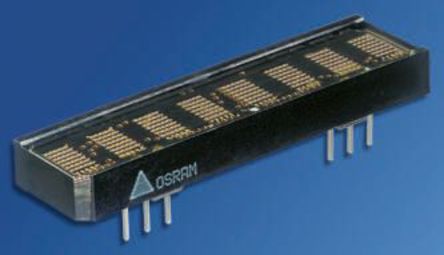 OSRAM Opto Semiconductors - SCE5783 - Osram Opto 8ַ ĸ 7 x 5 ɫ LED ʾ SCE5783, 0.15 mcd/, 4.57mmַ, ͨװװ		