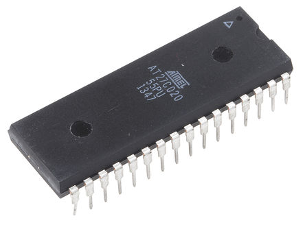 Microchip - AT27C020-55PU - AT27C020-55PU 2Mbit OTP EPROM 洢, 256K x 8 λ, 55ns, 4.5  5.5 V, 32 PDIPװ		