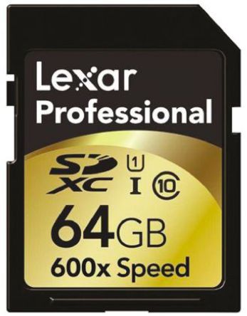 Lexar - LSD64GCTBEU600 - Lexar Professional 64 GB 600X SDXC		