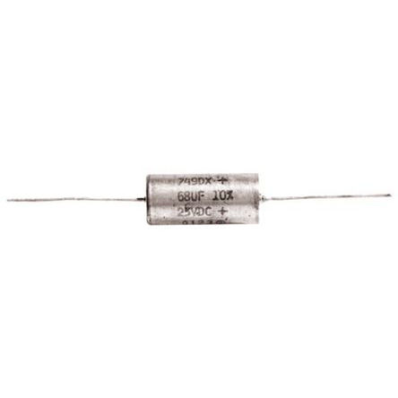 AVX - TWAA106K125SBDZ0000 - Wet tantalum capacitor axial 10uF 125V		