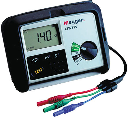 Megger - LTW315 - Megger LTW315-RS-BS ·迹, 2ߡ3߻·迹, 440V, ѡRCD , 4A RCD Ե CAT IV 300 V, IEC 61010		