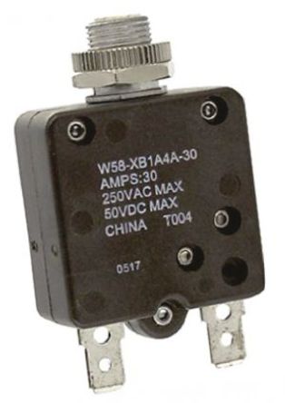 TE Connectivity - W58-XB1A4A-5 - TE Connectivity W58 ϵ 5A 1  ȴŶ· W58-XB1A4A-5, 50 V dc, 250 V ac		