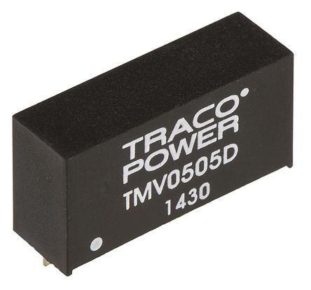 TRACOPOWER - TMV 0505D - TRACOPOWER TMV ϵ 1W ʽֱ-ֱת TMV 0505D, 4.5  5.5 V ֱ, 5V dc, 100mA, 3kV dcѹ, 72%Ч, SIP 7װ		