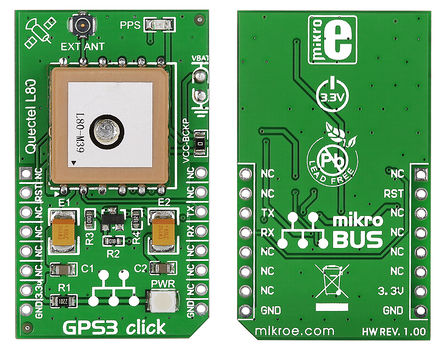 MikroElektronika - MIKROE-1714 - MikroElektronika GPS3 click ģ ԰ Ver. 1.0 MIKROE-1714		