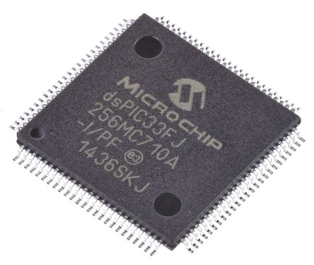 Microchip - dsPIC33FJ256MC710A-I/PF - MCU&DSP 256K Flash 32K RAM 2ECAN TQFP100		