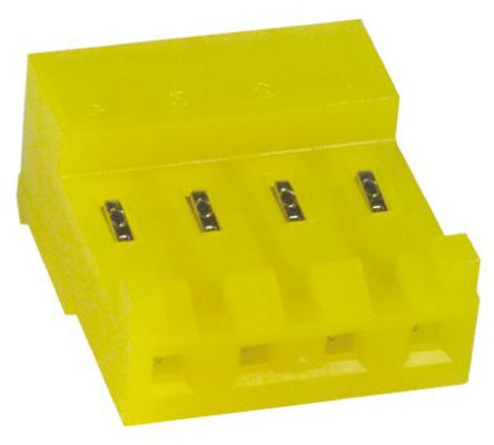 TE Connectivity - 3-643818-4 - TE Connectivity MTA-156 ϵ 4· 3.96mmھ ֱ ĸ IDC  3-643818-4, °װ		