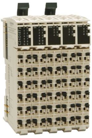 Schneider Electric - TM5C12D8T - Schneider Electric TM5 ϵ PLC /ģ TM5C12D8T, 4 A, 24 V ֱ, 99 x 62.5 x 75 mm		