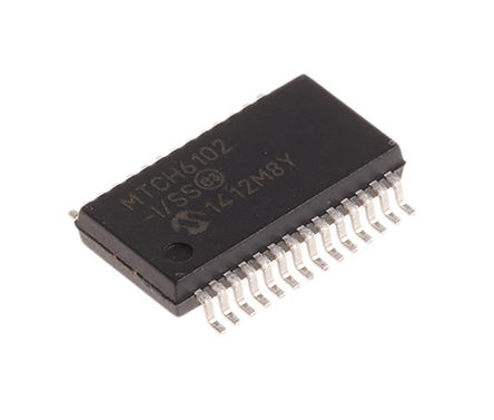 Microchip - MTCH6102-I/SS - Projected Cap. Touch Controller SSOP28		