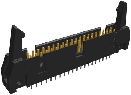 TE Connectivity - 5499923-9 - TE Connectivity AMP-LATCH ϵ�� 40· 2.54mm�ھ� (2��) ֱ PCB ���� 5499923-9, ���Ӷ˽�, 1A, ͨ��		