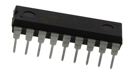 Microchip - PIC16F716-I/P - Microchip PIC16F ϵ 8 bit PIC MCU PIC16F716-I/P, 20MHz, 2048 x 14  ROM , 128 B RAM, PDIP-18		