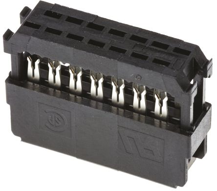 TE Connectivity - 1658621-2 - TE Connectivity AMP-LATCH Novo ϵ 2 14· 2.54mmھ ֱ ĸ IDC  1658621-2, °װ		
