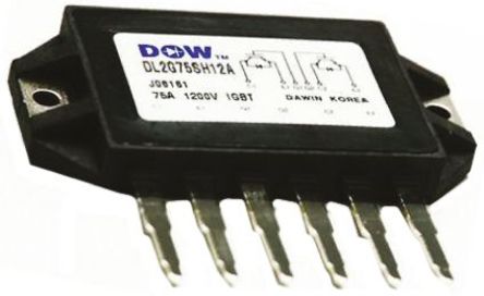 DAWIN Electronics - DL2G50SH6N - DAWIN Electronics DL2G50SH6N Nͨ IGBT ģ, Isolated, 75 A, Vce=600 V, 6 6DM-2װ		