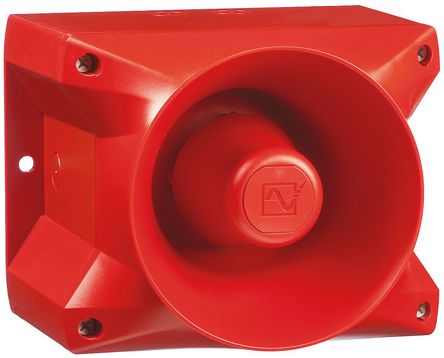 Pfannenberg - 23370640000 - Pfannenberg PA 20 系列 红色 80音调 电子发声器 23370640000, 230 V 交流		