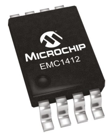 Microchip - EMC1412-1-ACZL-TR - Microchip EMC1412-1-ACZL-TR ¶ȴ, 2Cȷ, SMBusӿ, 3  3.6 VԴ, -40  +125 C¶, 8 MSOPװ		