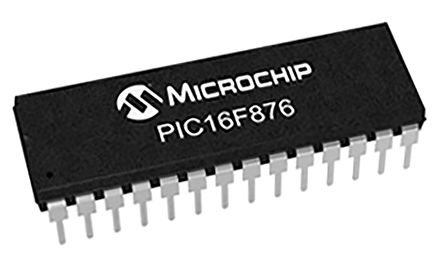 Microchip - PIC16F876-20I/SP - Microchip PIC16F ϵ 8 bit PIC16F MCU PIC16F876-20I/SP, 20MHz, 14 kB ROM , 368 B RAM, SPDIP-28		