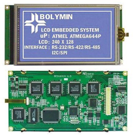 Bolymin - BEGV641A3 - Bolymin ͼ LCD ɫʾ BEGV641A3, LED, 240 x 128pixels, SPI ӿ		