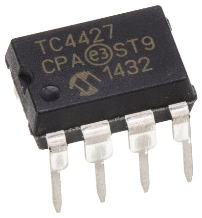 Microchip - TC4427CPA - Microchip TC4427CPA ˫ MOSFET , 1.5A, Ƿ, 8 PDIPװ		