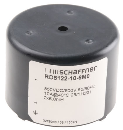 Schaffner - RD5122-10-6M0 - Schaffner RD ϵ 6 mH -30  +50% RD5122-10-6M0 Ȧ, 10A Idc, 24.25m Rdc, 50.5mmֱ		