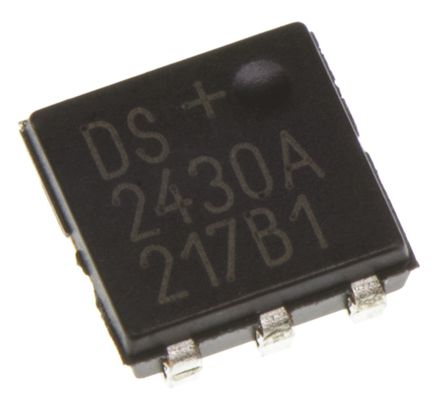 Maxim - DS2430AP+T&R - Maxim DS2430AP+T&R EEPROM оƬ, 256bit, 1 Page x, 256bit, 1 ߽ӿ, 2.8  5.25 V, 6 TSOCװ		