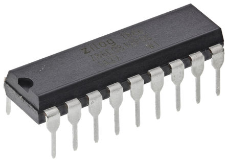 Zilog - Z86E0812PSG1866 - Z8 ϵ Zilog 8 bit Z8 MCU Z86E0812PSG1866, 12MHz, 2 kB ROM EPROM, 125 B RAM, PDIP-18		