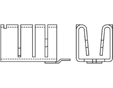 AAVID THERMALLOY - PF432G - AAVID THERMALLOY ɫ ɢ 437679, 20.3K/W, Ӱװ, 19.5 x 12.7 x 13mm		