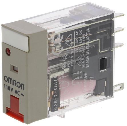 Omron - G2R-2-SNI AC110(S) - Omron G2R-2-SNI AC110(S) ˫˫ PCB װ Ǳ̵, 5 A, 110V ac		