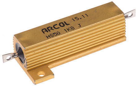Arcol - HS50 1K8J - Arcol HS50 ϵ HS50 1K8J 50W 1.8k 5%  尲װ̶ֵ, Ӷ, Ƿװ		