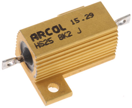 Arcol - HS25 8K2 J - Arcol HS25 ϵ HS25 8K2 J 25W 8.2k 5%  尲װ̶ֵ, Ӷ, Ƿװ		