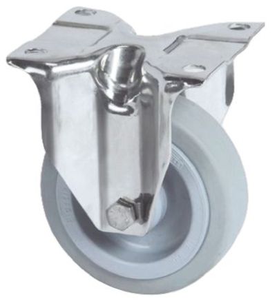 Tente - 8478UFD125P62 - Stainless steel fixed castor 125mm 250kg		
