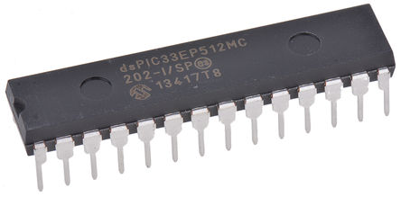 Microchip - DSPIC33EP512MC202-I/SP - MCU, dsPIC33, 12kB, 16bit, Flash, PDIP		