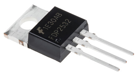 Fairchild Semiconductor - FDP2532 - Fairchild Semiconductor PowerTrench ϵ Si N MOSFET FDP2532, 8 A, Vds=150 V, 3 TO-220ABװ		
