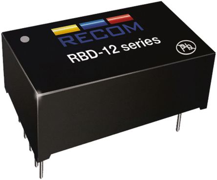 Recom - RBD-12-0.50/W - Recom LED  RBD-12-0.50/W, 8  36 V ֱ, 2  40V, 0  500mA, 14 W		