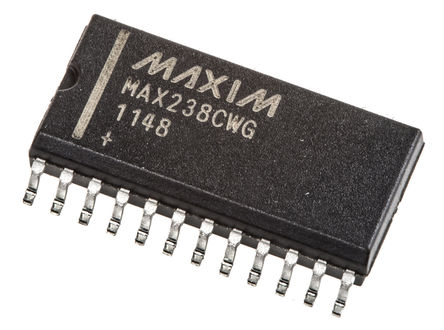 Maxim - MAX238CWG+ - Maxim MAX238CWG+ 120kbps ·շ, EIA/TIA-232-E/ RS-232/ V.24/ V.28ӿ, 4-TX 4-RX, 5 VԴ, 24 SOIC Wװ		