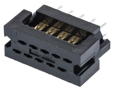 TE Connectivity - 2-746610-1 - TE Connectivity AMP-LATCH ϵ 2 10· 2.54mmھ ֱ  IDC  2-746610-1, °װ		