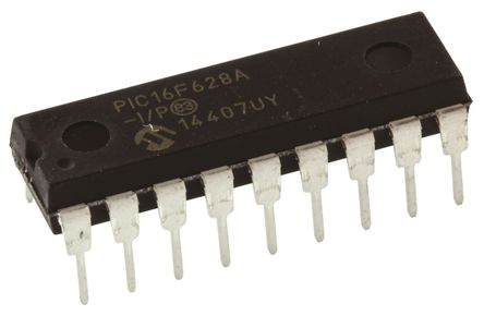 Microchip - PIC16F628A-I/P - PIC16F ϵ Microchip 8 bit PIC MCU PIC16F628A-I/P, 20MHz, 2048 x 14 ֣128 B ROM , 224 B RAM, PDIP-18		