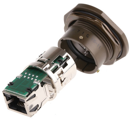 Amphenol - RJF 71 G - Amphenol RJ Field 系列 锁紧螺母 RJF 71 G, 使用于RJ45 连接器		