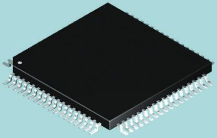 Microchip - PIC18F86J11-I/PT - Microchip PIC18F ϵ 8 bit PIC MCU PIC18F86J11-I/PT, 48MHz, 64 kB ROM , 3904 B RAM, TQFP-80		