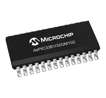 Microchip - dsPIC33EV32GM102-I/SO - Microchip dsPIC33EV32GM102-I/SO 16bit źŴ DSP, 25MHz, 32 kB ROM , 4 kB RAM, 28 SOICװ		