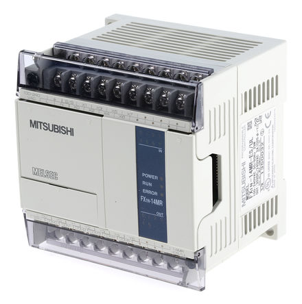 Mitsubishi - FX1N-14MR-ES/UL - Mitsubishi FX1N ϵ PLC CPU FX1N-14MR-ES/UL, 8000 , 14 I/O ˿, DIN찲װ, 100  240 V 		