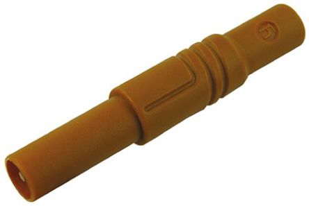 Hirschmann Test & Measurement - 934097105 - Hirschmann 934097105 棕色 香蕉插头, 1000V ac/dc 24A, 镀镍触点		