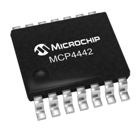 Microchip - MCP4442-502E/ST - Microchip MCP4442-502E/ST 4ͨ 5k 129λ  ֵλ,  I2C2 ߣӿ, 14 TSSOPװ		
