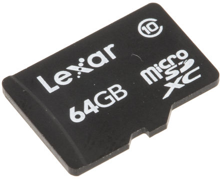 Lexar - LSDMI64GABEUC10 - Lexar 64 GB MicroSD		