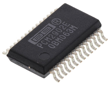 Texas Instruments - PCM2902E - PCM2902E ͨ 48ksps 16bit Ƶ, USBӿ, 28 SSOPװ		